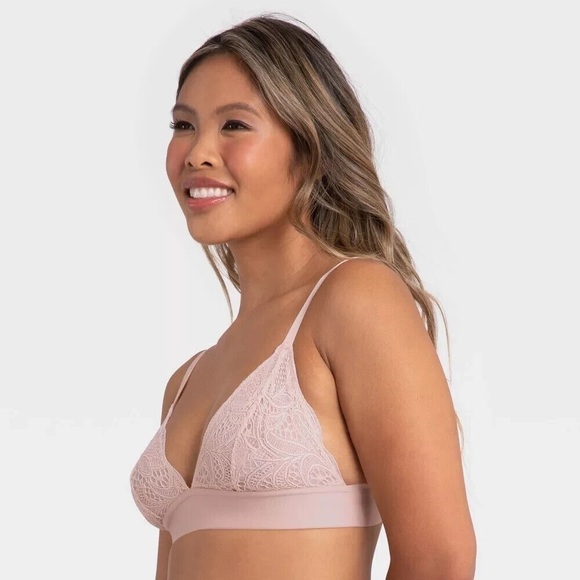 Lively Long-Lined Lace Bralette Orchid Size Large NWT - Picture 2 of 9